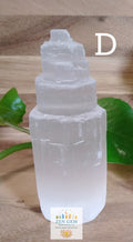 Selenite Mini Tower ~ High Grade Selenite From Morocco ~ 10 cm Generators