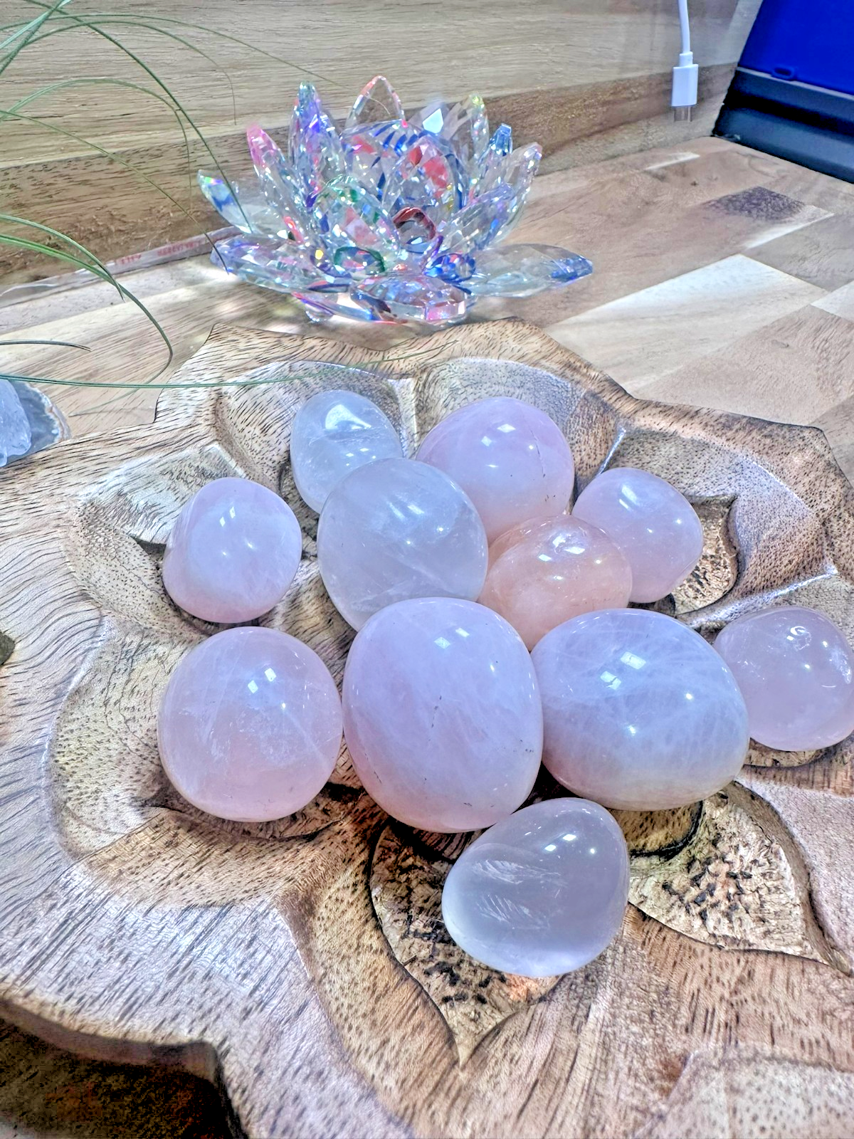 Rose Quartz Tumble ~ 100 gm ~ Natural Tumbled and Polished ~ Australia