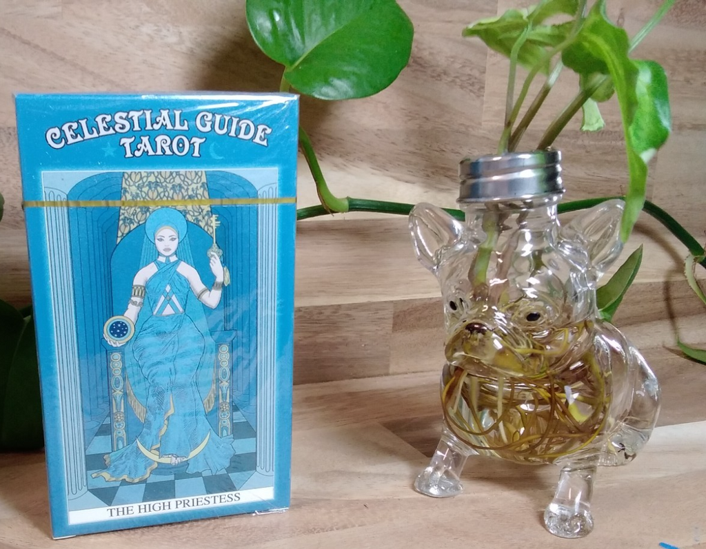 Celestial Guide Tarot Card Deck – 78 Cards with Artwork by Kaleriia Tverdokhli