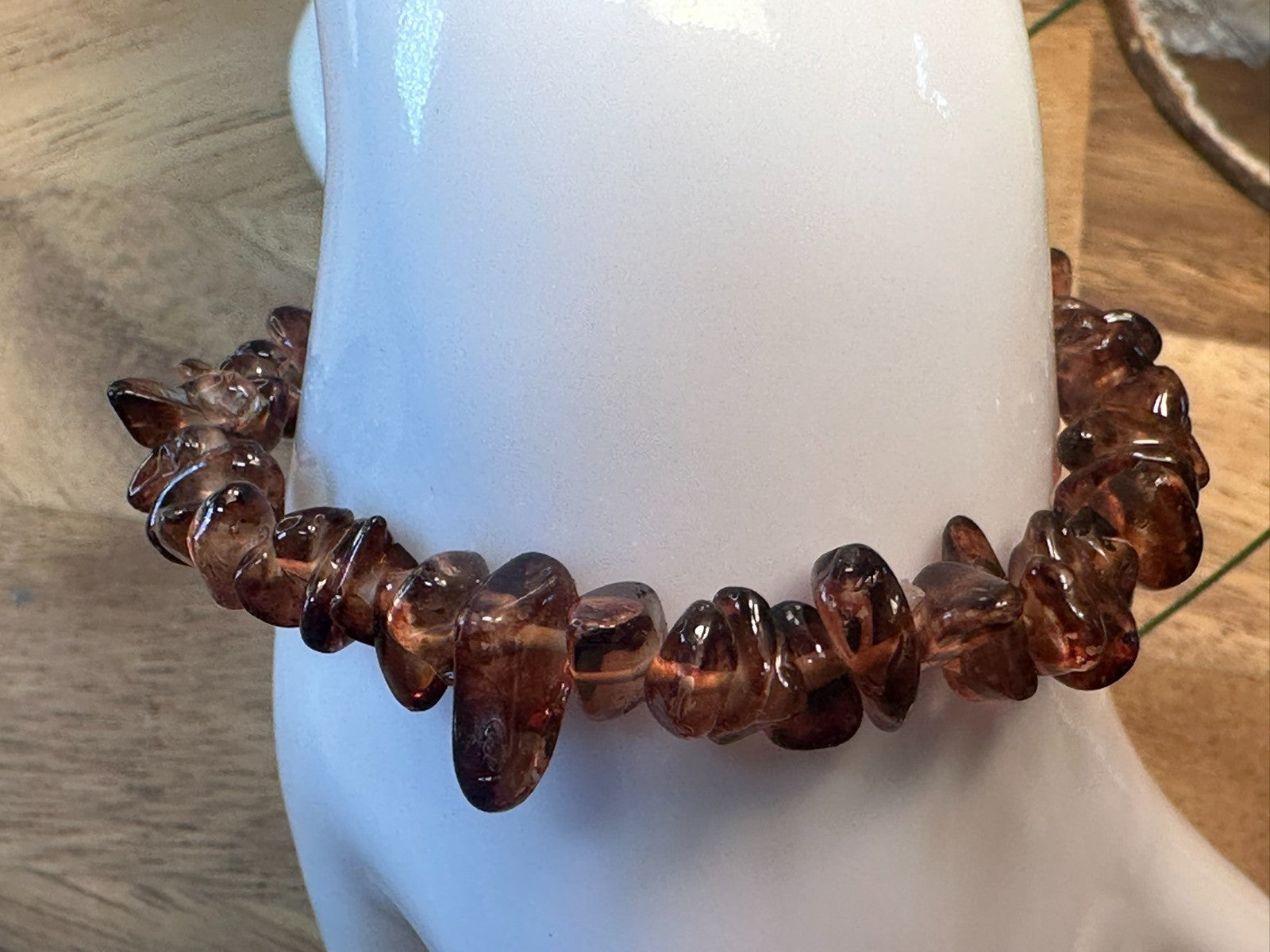Smoky Quartz Bracelet – Elastic ~ Grounding • Protection • Emotional Calm