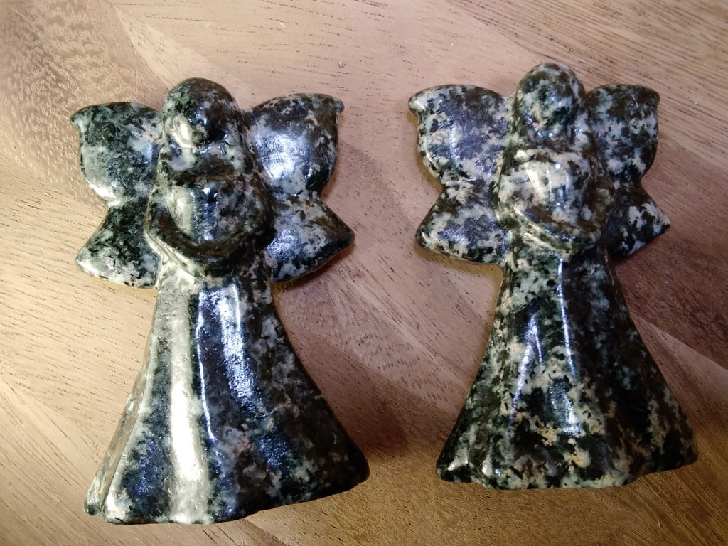 Preseli Bluestone Angel Carving – Natural Crystal Figurine Ancient Energy
