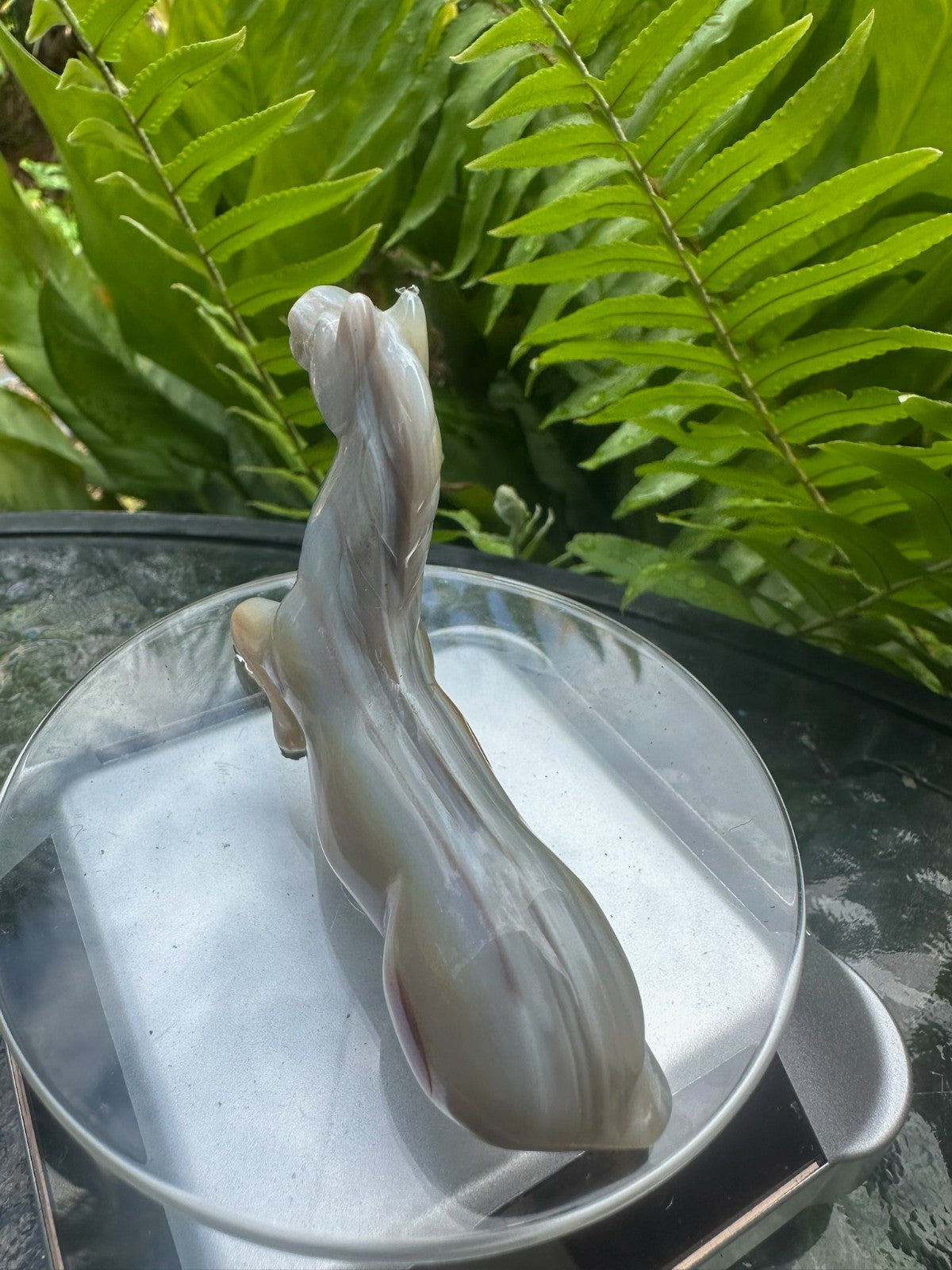 Agate Horse Carving ~ 7.5cm ~ Natural Crystal Horse Figurine ~ Animal Statue (A)