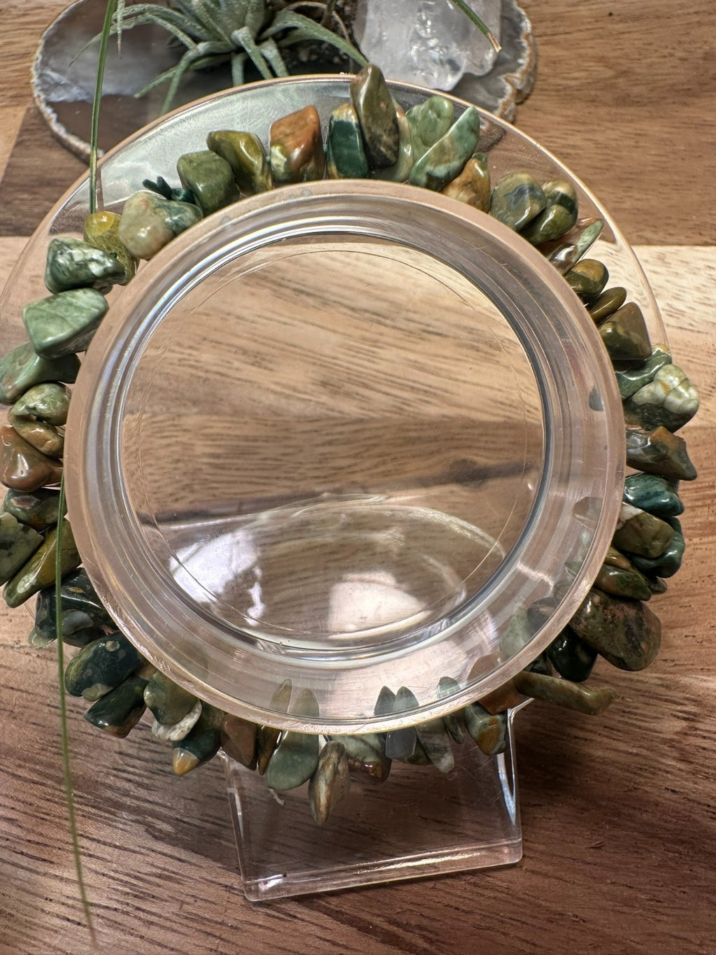 Rainforest Jasper Bracelet – Elastic ~ Grounding • Nurturing • Earth Connection