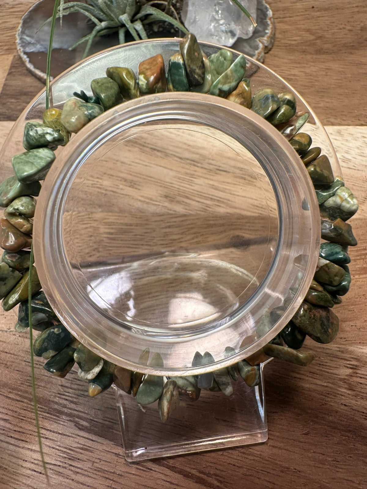 Rainforest Jasper Bracelet – Elastic ~ Grounding • Nurturing • Earth Connection