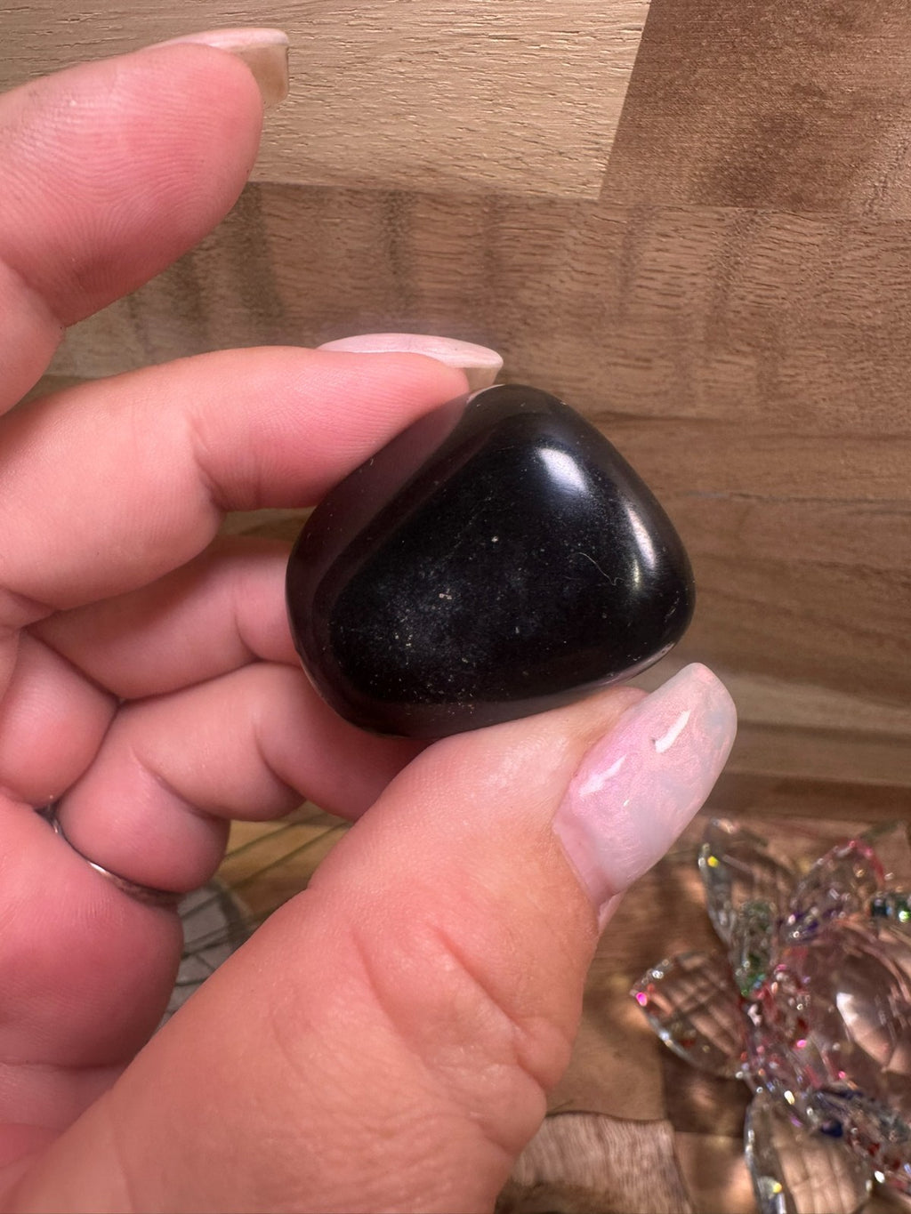 Shungite Tumble Stone ~ 100 gm ~ Natural Stone Tumbled and Polished ~ Australia