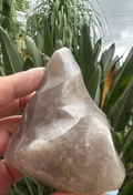 Blue Rose Quartz Flame ~ Crystal Natural Polished Healing Stone Display ~ D
