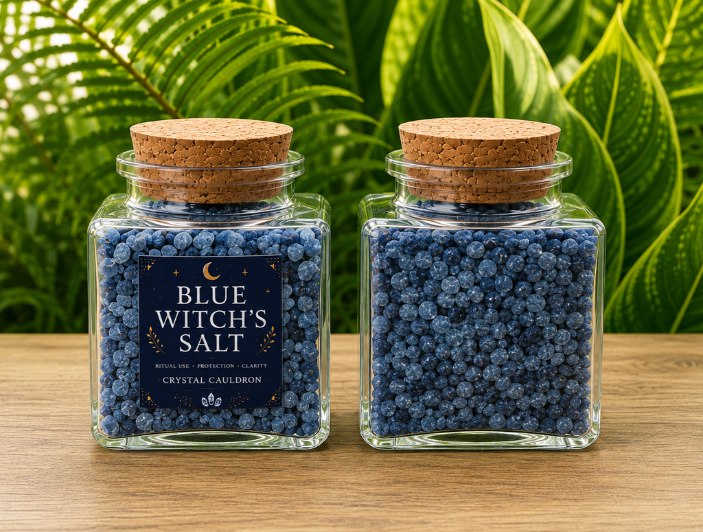 Blue Ritual Salt Mini Fine Ground Wicca Pagan Peace Communication Magic