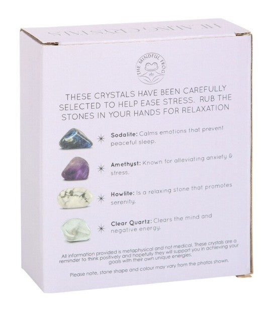 Trinket Dish Crystal Gift Set – Stress, Anxiety & Restful Sleep Calm • Relax •