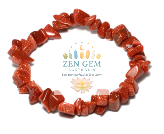 Red Goldstone Bracelet – Elastic ~ Motivation • Confidence • Vital Energy