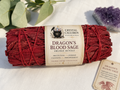 Dragon's Blood Sage Smudge Bundle Cleansing Protection Ritual Crystal Cauldron