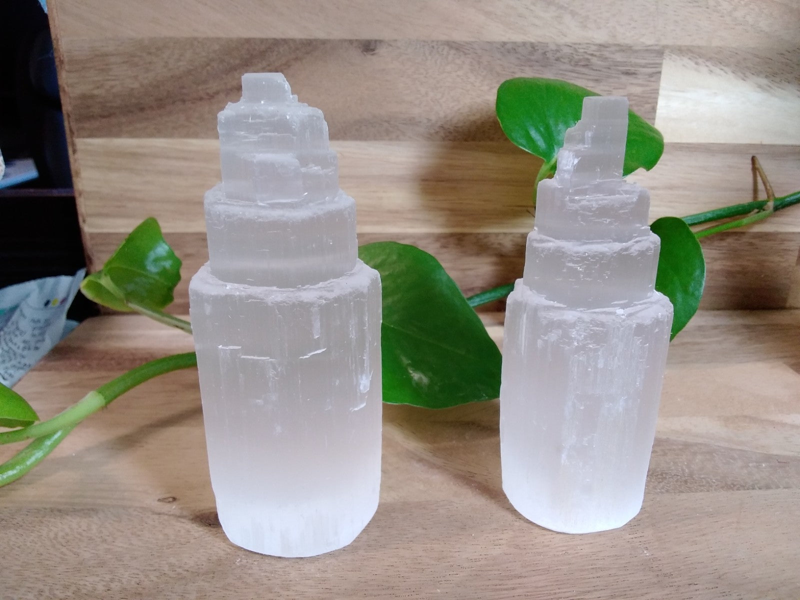 Selenite Mini Tower ~ High Grade Selenite From Morocco ~ 6cm Generators