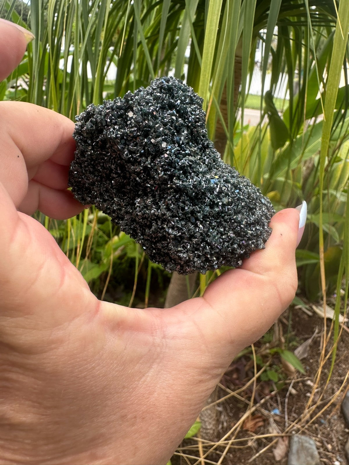 Rainbow Hematite ~ Crystal Cluster ~ Iridescent Metallic Mineral Specimen ~ 275g
