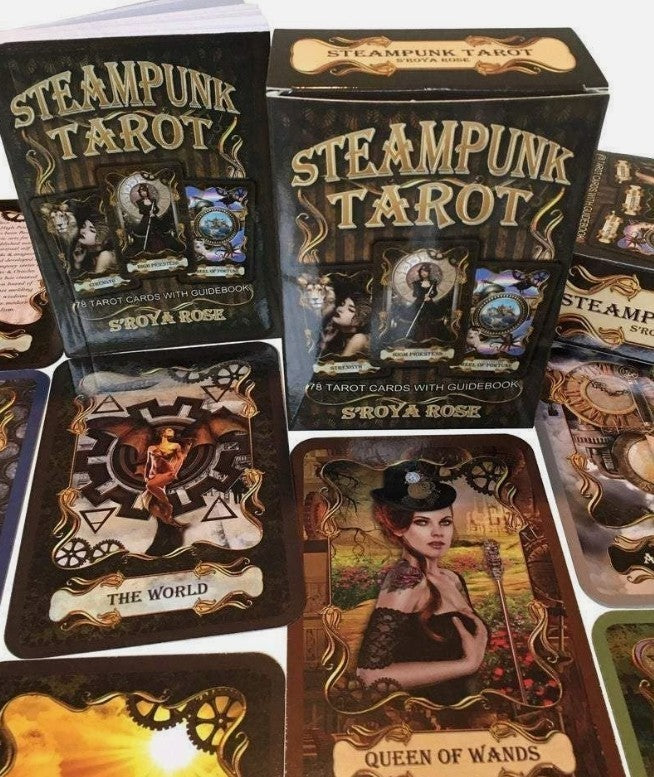Steampunk Tarot Cards Deck 78 Card Set Guidebook Divination Oracle Gift AU