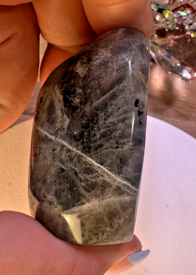 Labradorite Freeform – 60mm Flash Crystal Protection • Intuition Transformation