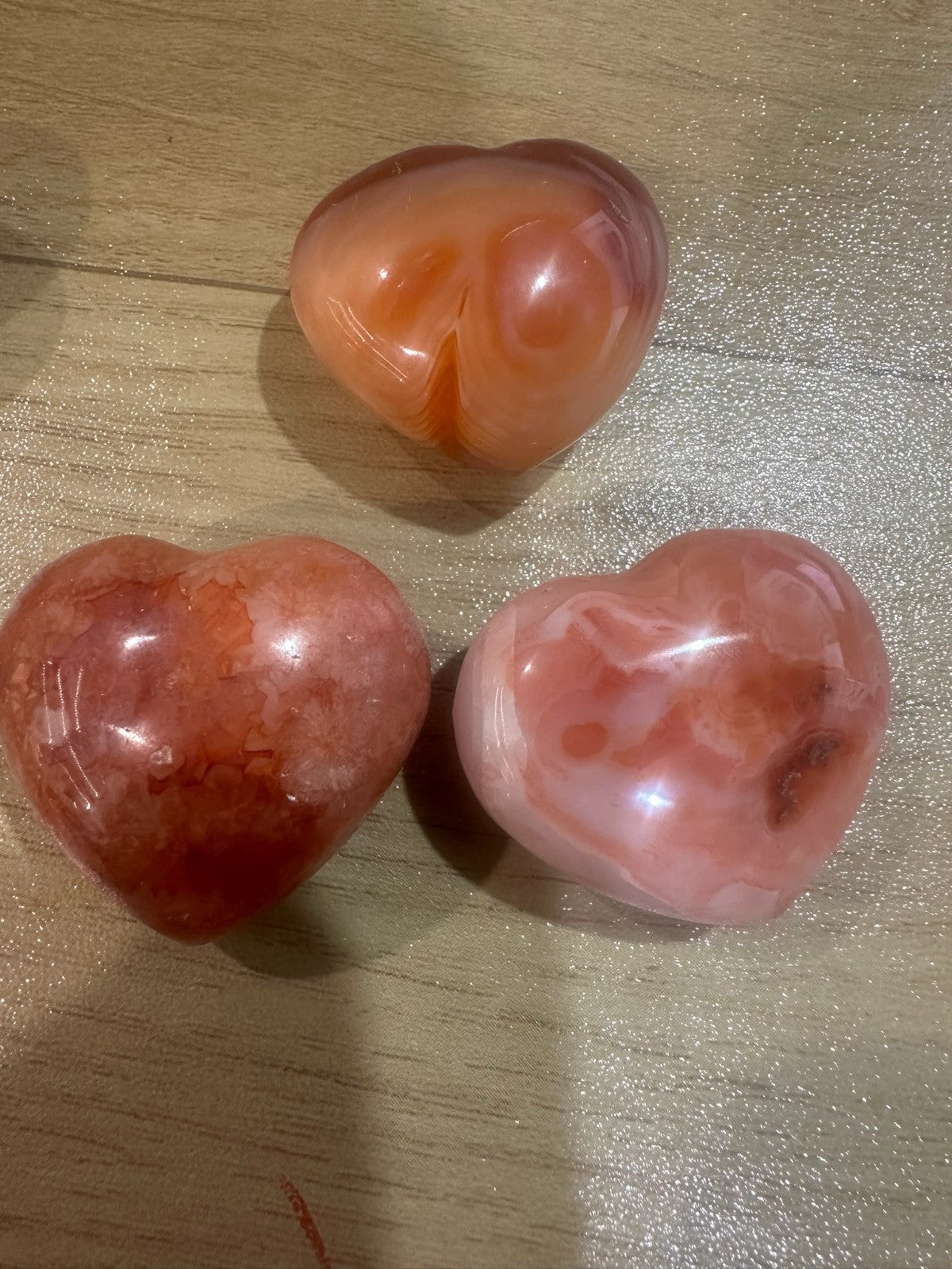 Carnelian Crystal Heart x 1 – Polished Stone 3–4cm Confidence • Motivation