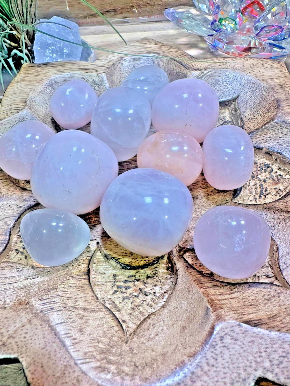 Rose Quartz Tumble ~ 100 gm ~ Natural Tumbled and Polished ~ Australia