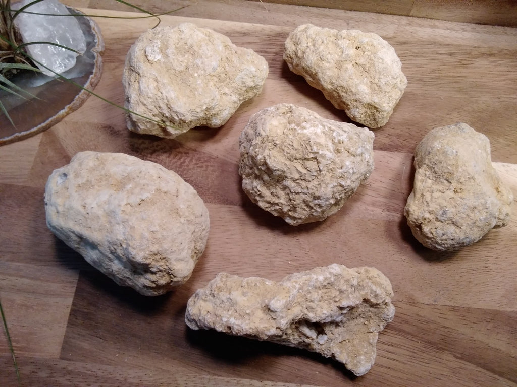 1 x Natural Quartz / Crystal Geode Nodules Break Your Own Geodes ~ Crystal Caves