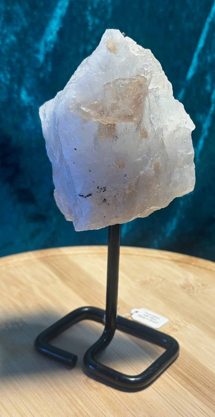 Stunning Black TOURMALINE with Quartz & Mica Matrix ~ on stand ~ From Brazil