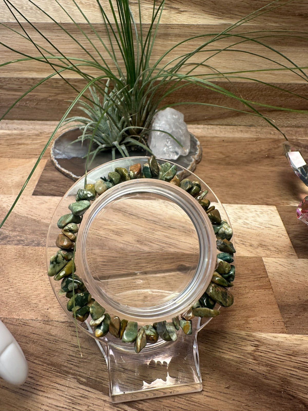 Rainforest Jasper Bracelet – Elastic ~ Grounding • Nurturing • Earth Connection
