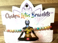 Chakra Lotus Bracelet 7 Chakra Beads ~ Lotus Charm ~ 2 designs