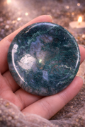 Moss Agate Bowl – 2 Inch Crystal Dish ~ Abundance • Growth • Grounding • (B)