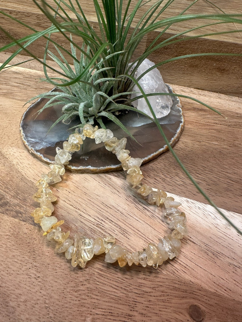 Citrine Bracelet – Elastic ~ Abundance • Positivity • Confidence
