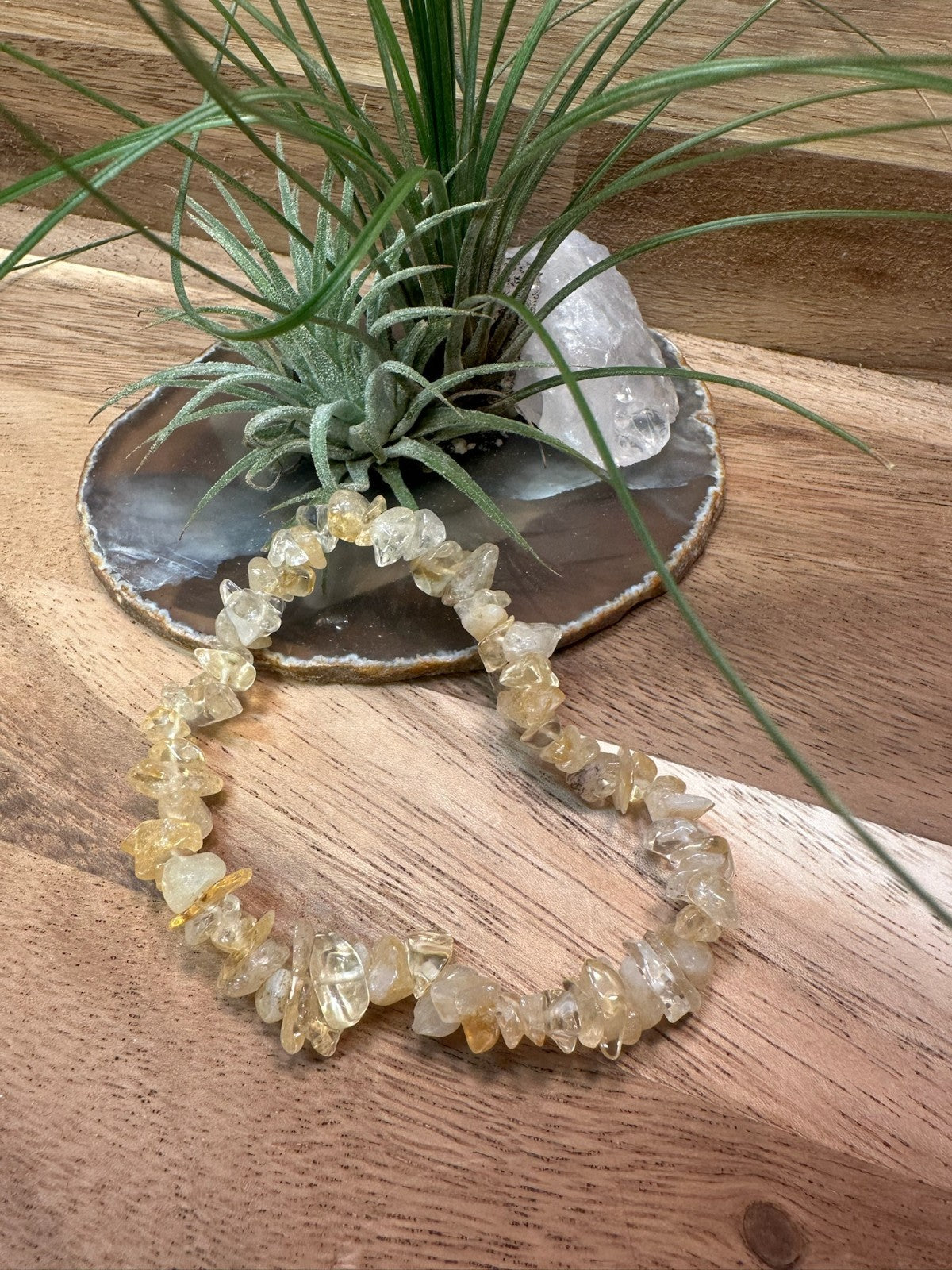 Citrine Bracelet – Elastic ~ Abundance • Positivity • Confidence