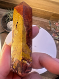 Van Gogh Jasper Crystal Point Tower ~ 90mm 115g Polished Natural Stone Grounding