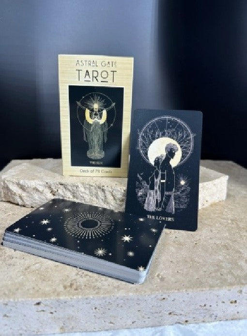 ASTRAL GATE Tarot Card Deck – 78 Cards with Artwork by Kaleriia Tverdokhlib