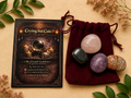 Crying But Cute Crystal Kit Unakite Rose Quartz Lepidolite Hematite Gift Set