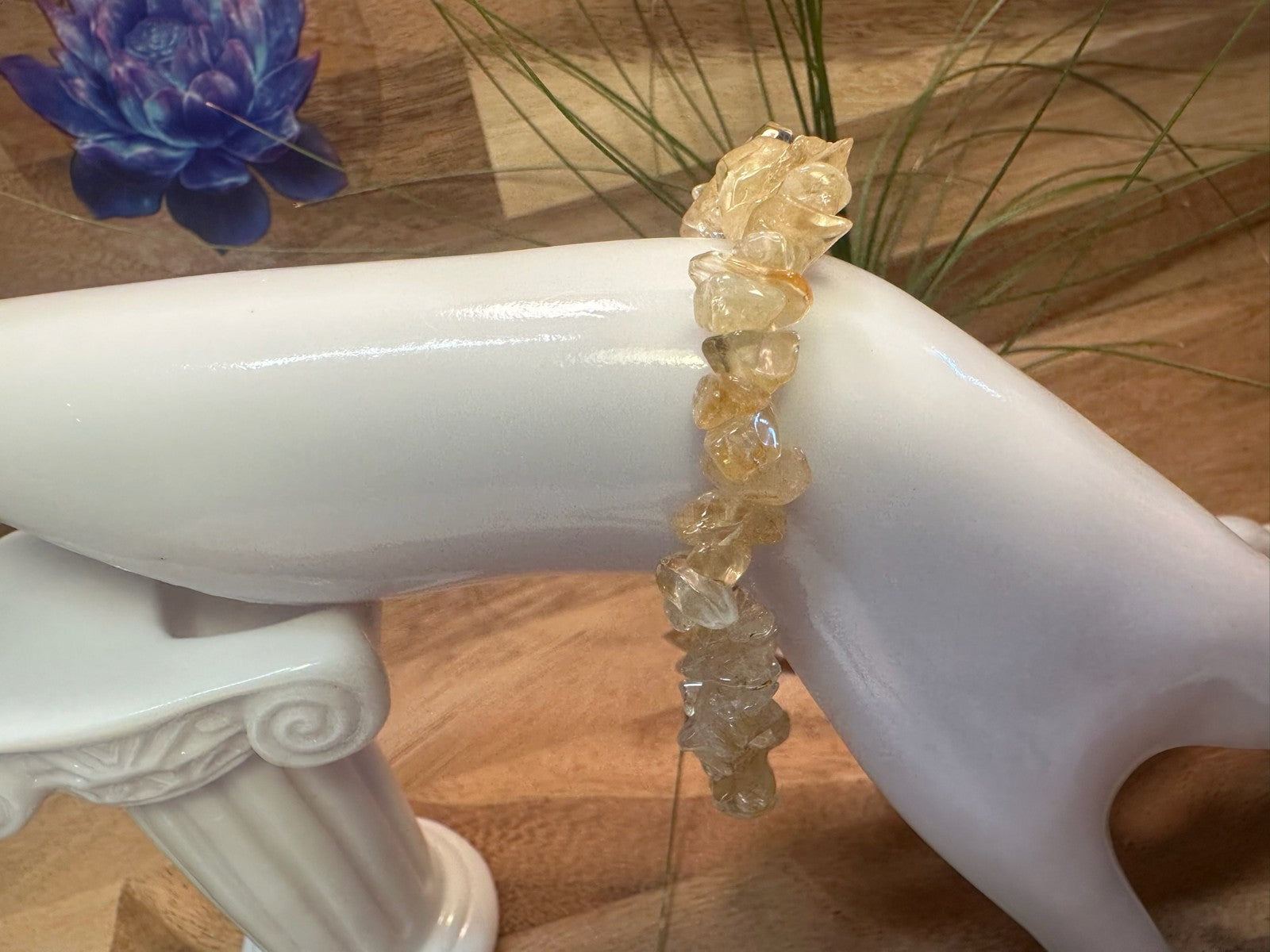 Citrine Bracelet – Elastic ~ Abundance • Positivity • Confidence