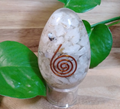 Moonstone Orgonite Egg ~ Energy Crystal ~ Gemstone ~ Intuition & Calm ~ Balance