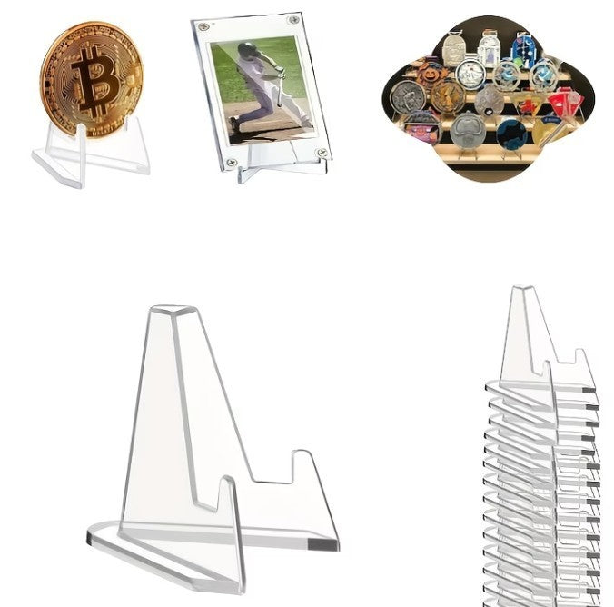 Acrylic Multifunctional Display Stand ~ Mini Clear Crystal ~ Specimen Holder