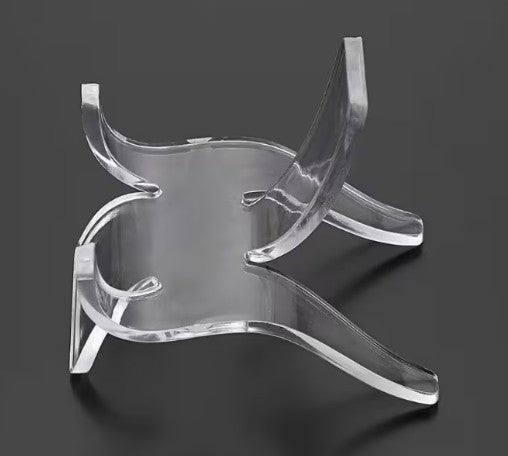 10 x medium Acrylic Crystal Stand – Clear Display Stand ~ 4.7 x 5.5 x 3.7 cm