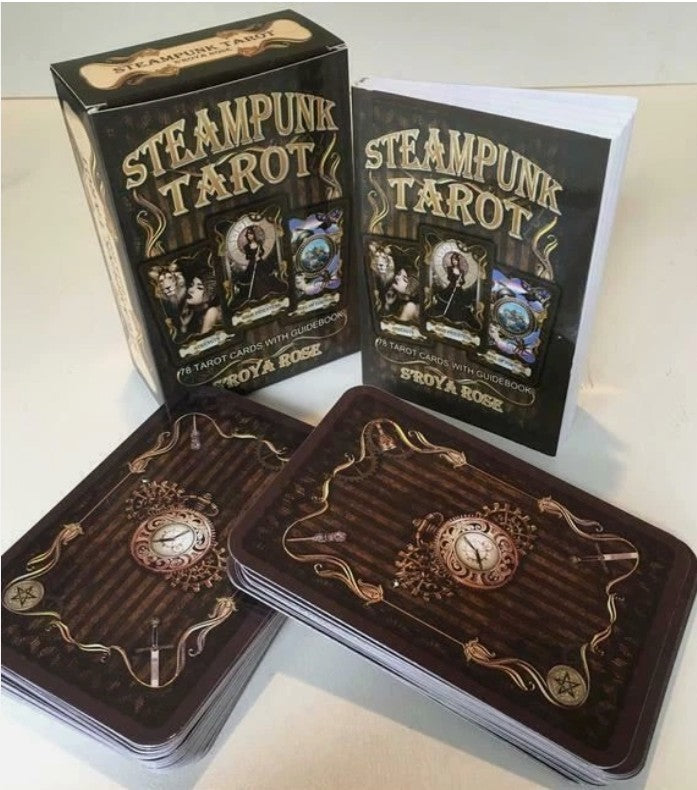 Steampunk Tarot Cards Deck 78 Card Set Guidebook Divination Oracle Gift AU