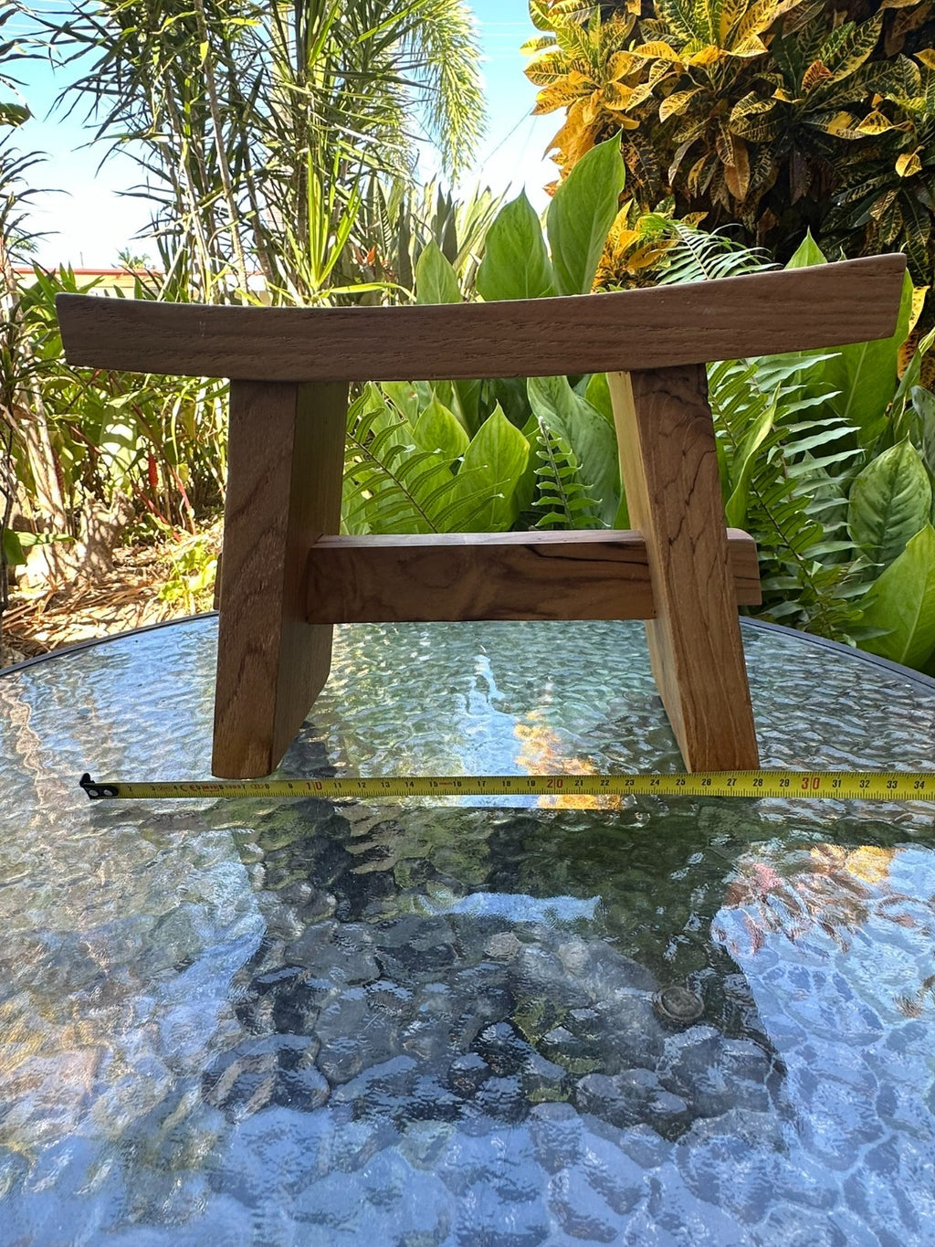 Japanese Style Wooden Altar Stand Solid Timber Display Bench Crystal Bonsai Tabl
