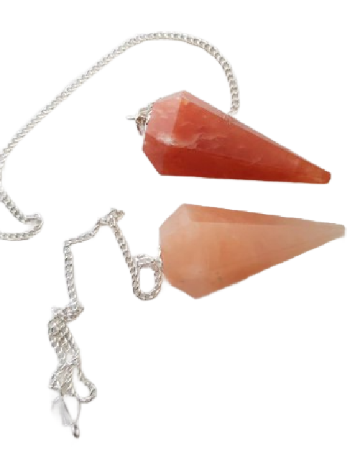 Orange Aventurine Pendulum ~ Crystal Dowsing Tool ~ Divination ~ Motivation •