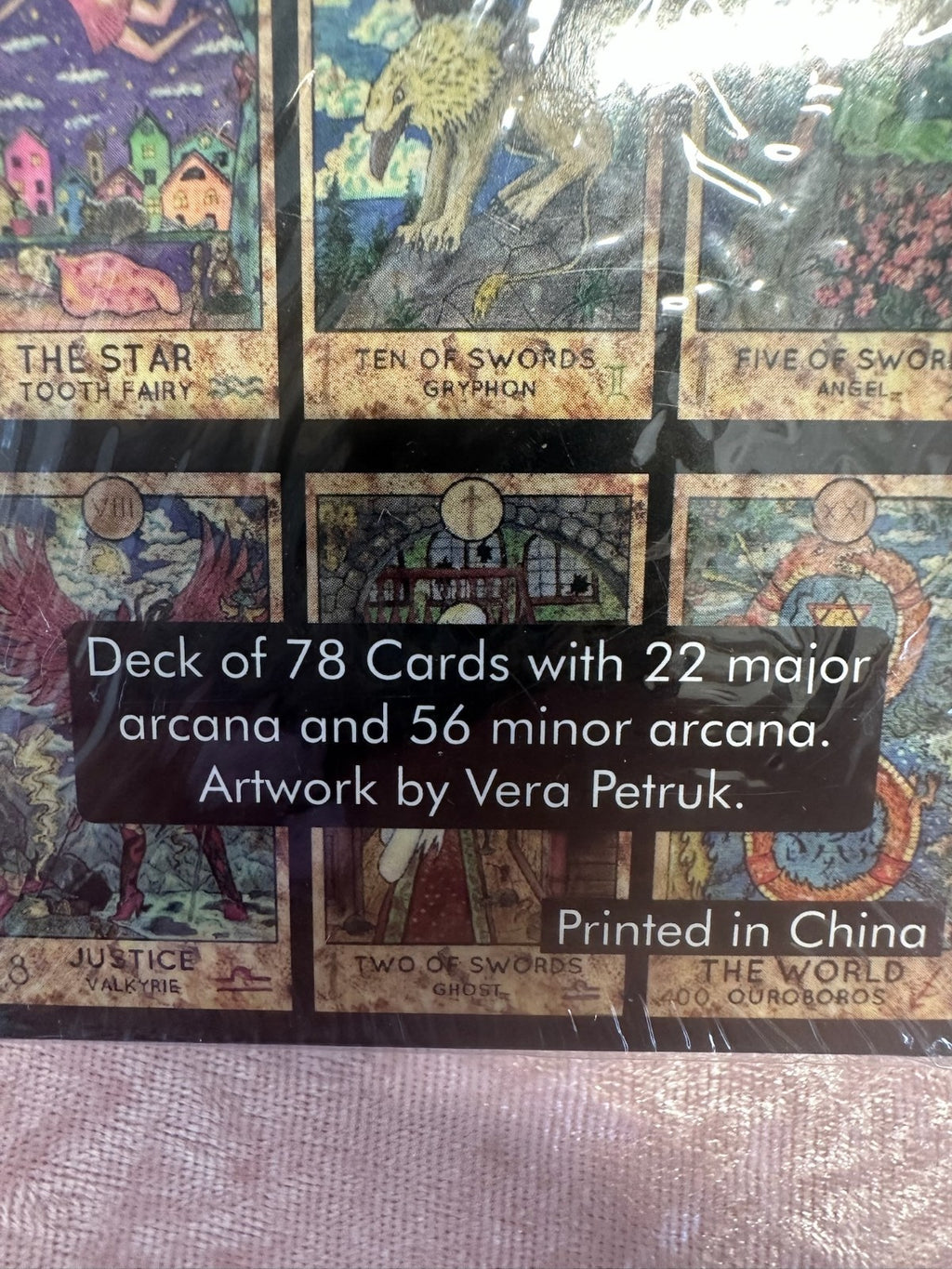 Fantasy World  Tarot Card Deck – 78 Cards with Artwork by Vera Petruk