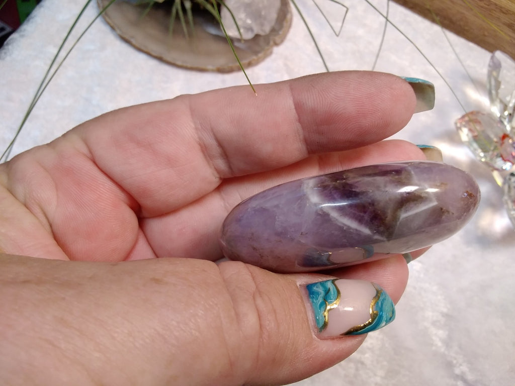 Palm stone Amethyst ~