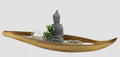 Zen Garden with Buddha ~ Sand ~ Rock ~ Tealight Candle ~ Relaxation ~ Calm