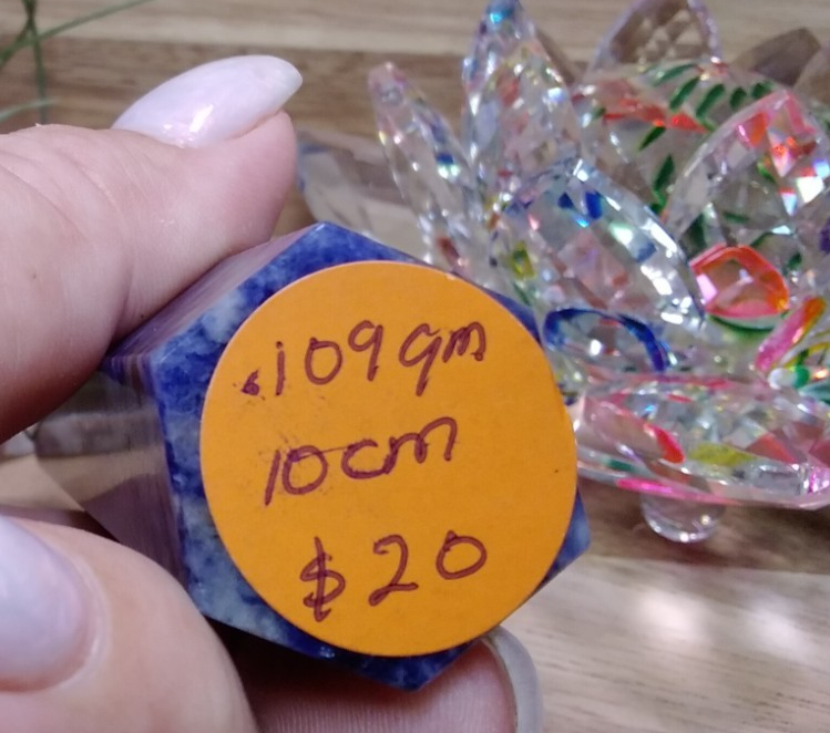 Sodalite Tower ~ 10 cm ~ Crystal Generator ~ Blue Stone Healing Crystal ~ 109 g