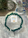 Natural Malachite Crystal Chip Bracelet – Elastic ~ Transformation • Protection