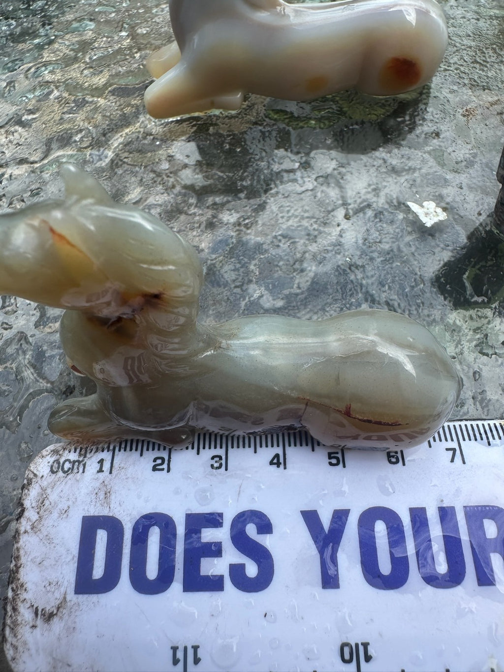 Agate Horse Carving ~ 7.5cm ~ Natural Crystal Horse Figurine ~ Animal Statue (B)