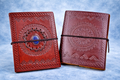 Lapis Lazuli Crystal & Leather Journal Set Transformation, Healing & Intention