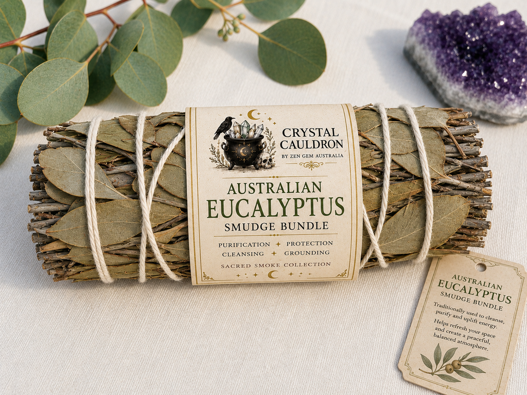 Australian Eucalyptus Smudge Bundle Natural Cleansing Smoke Stick Ritual Herb