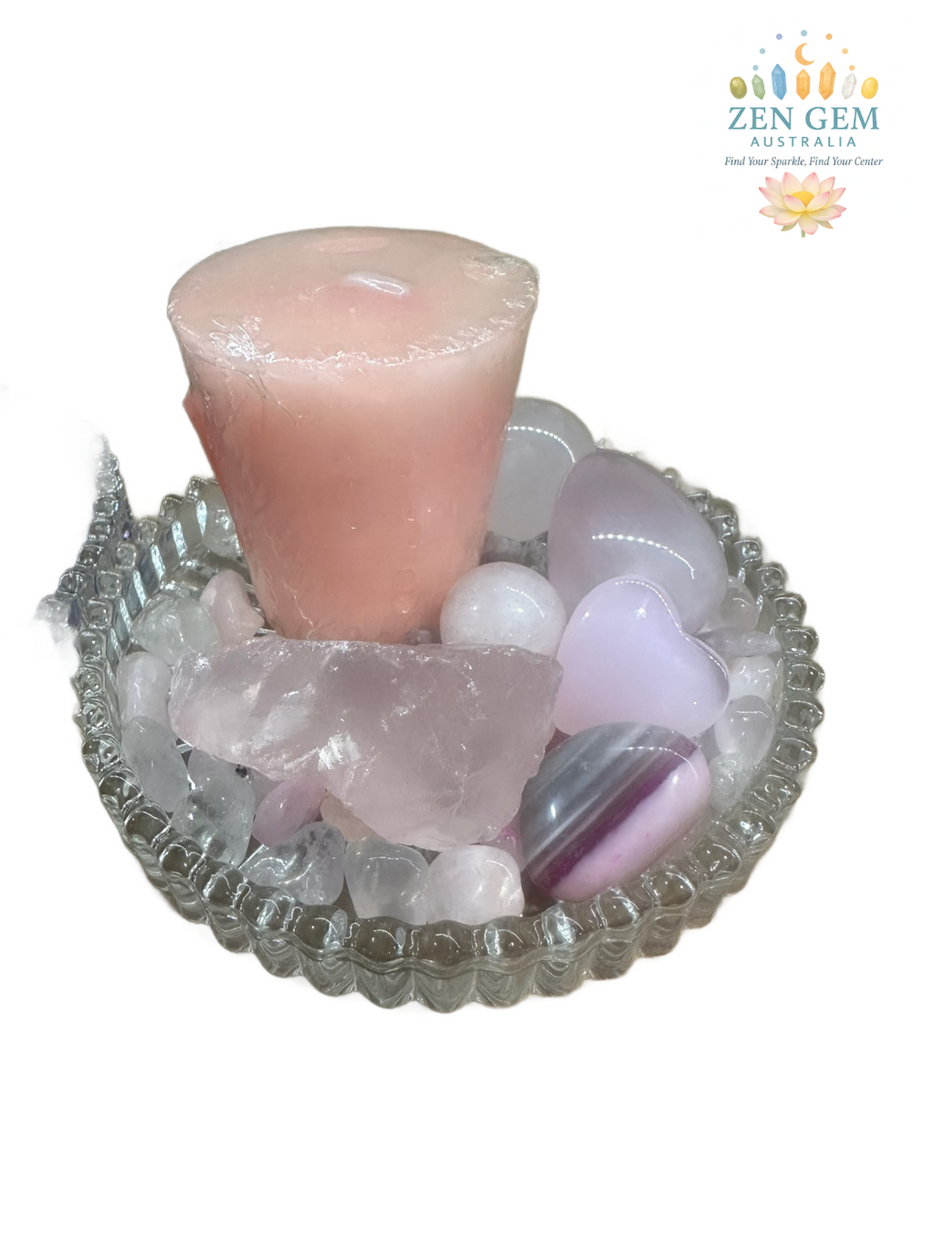 Zen Gem Love Bundle – Rose Quartz Crystal Gift Set ~ Love • Self-Love • Healing