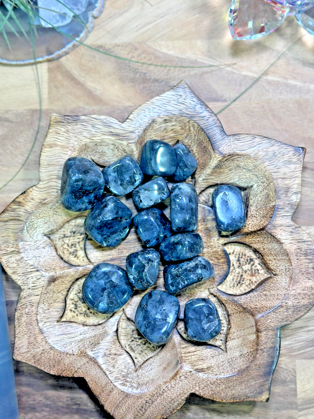 Larvikite Tumble ~ 100 gm ~ Natural Tumbled and Polished ~ Australia