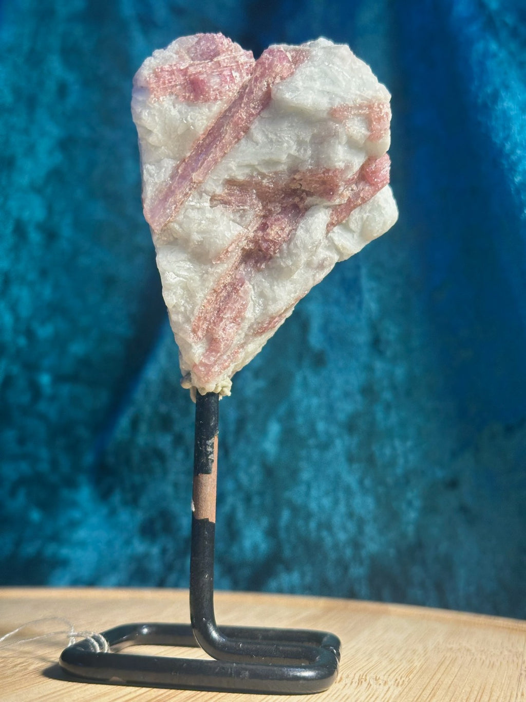 Pink TOURMALINE in Feldspar ~ 262 gms ~Natural Crystal Healing Gem ~ Brazil