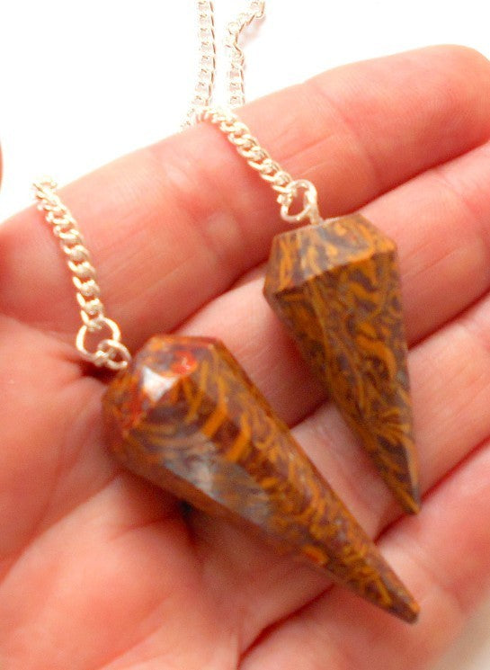 Miriam Jasper (fossil sediment ~ Crystal Dowsing Tool ~ Divination ~ Wisdom •