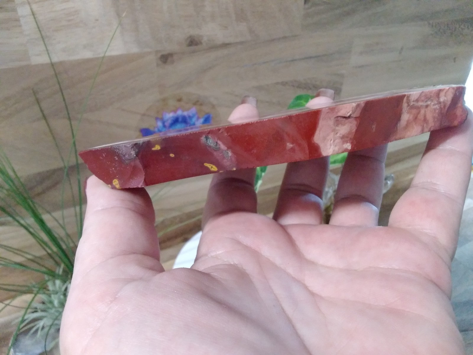 Natural Brecciated Mookaite Jasper Slab ~ Pilbara WA ~ 278 grams ~ 15 cm
